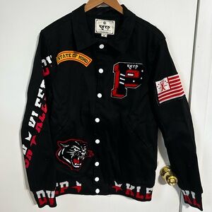 Black Graphic Men's Jacket